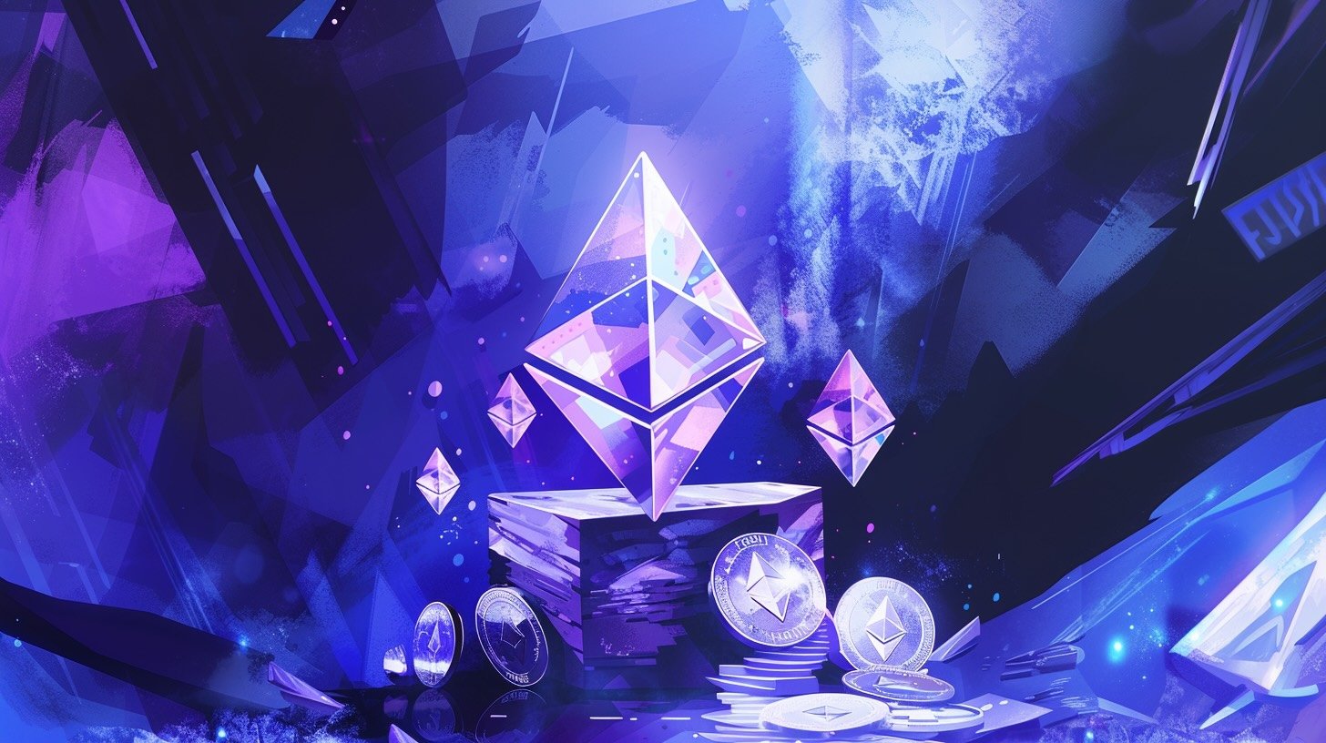 Ethereum BPO fork process illustration showing incremental blob capacity increases through Fusaka upgrade in 2025 and 2026, highlighting PeerDAS and modular blockchain scalability.