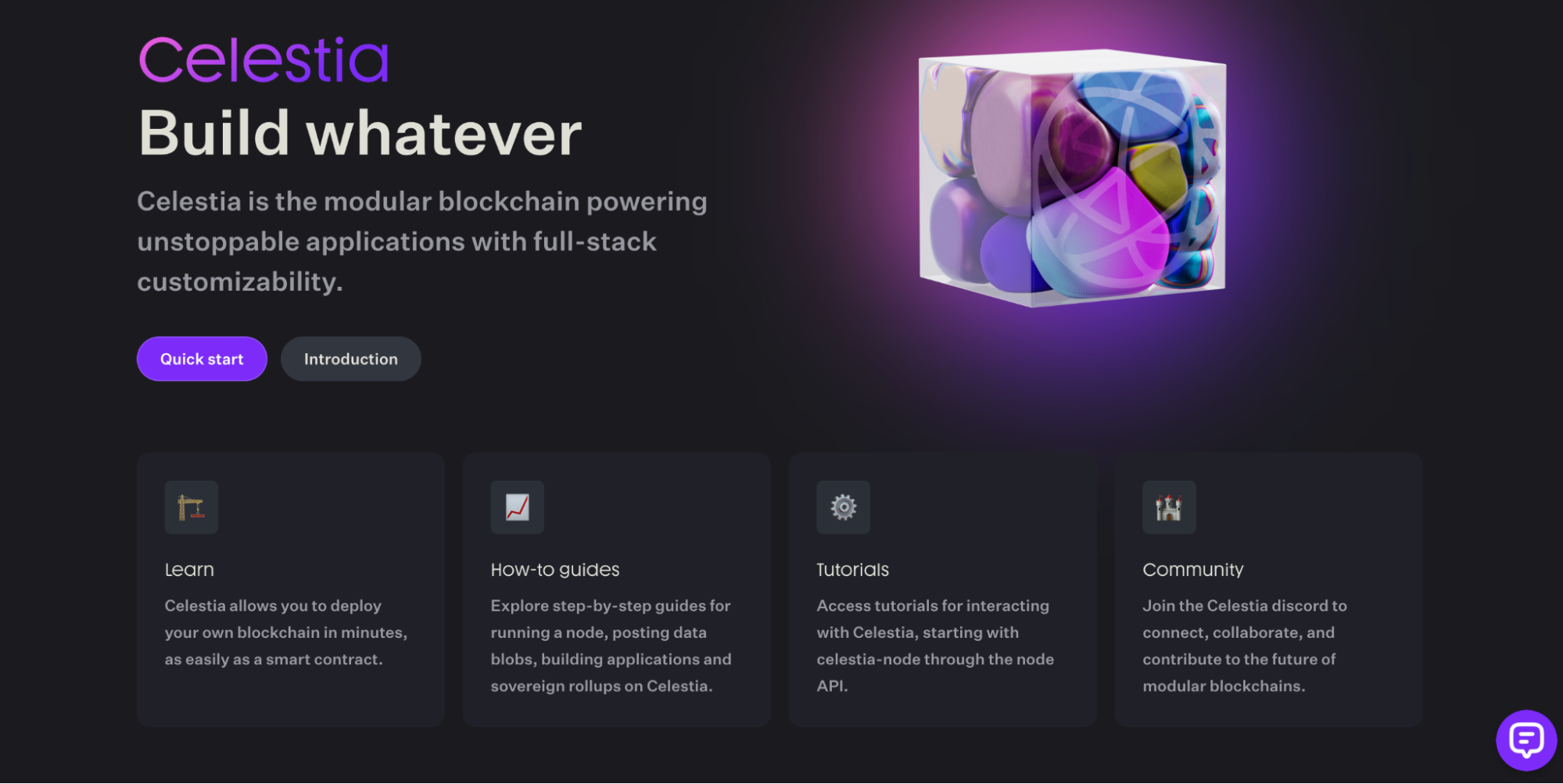 Celestia Blobstream modular blockchain